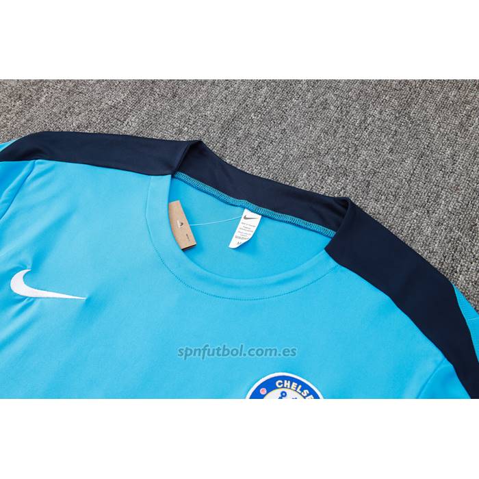 Chandal del Chelsea Manga Corta 2024-2025 Azul - Pantalon Corto